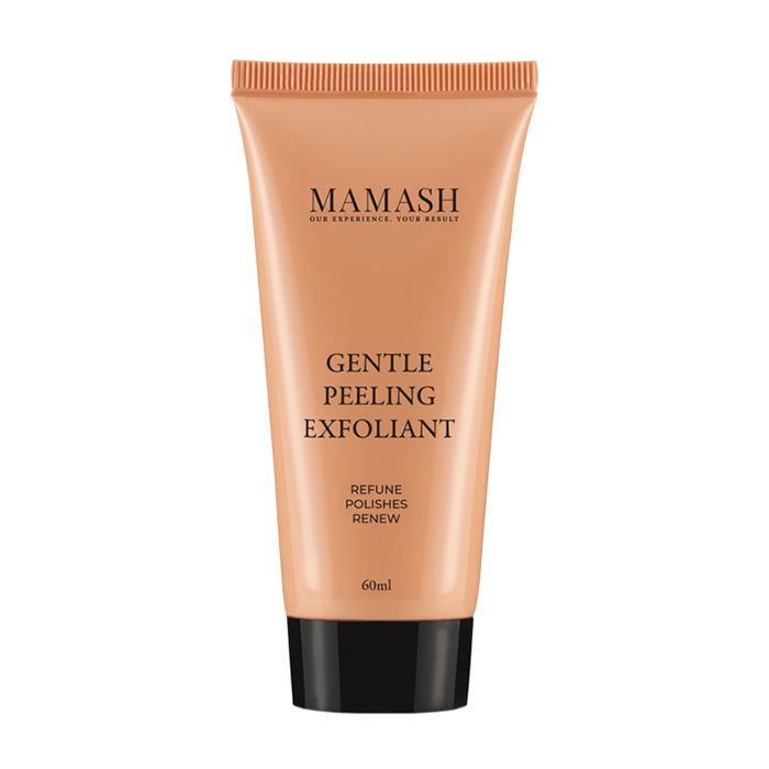 Делікатний кремовий скраб для обличчя Mamash Gentle Peeling Exfoliant на основі органічного рисового молока та пудри, 60 мл